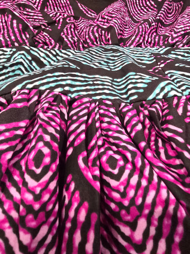 Royal Amethyst Ankara Maxi Dress – Puff Sleeve African Print Evening Dress