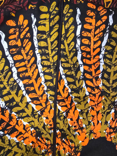 Sunburst Ankara Mini Dress – Long Sleeve African Print Bodycon Dress