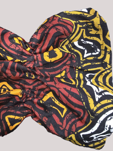 Sunburst Ankara Mini Dress – Long Sleeve African Print Bodycon Dress