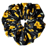 XXL sunflower cotton scrunchie perfect for thick or curly hair