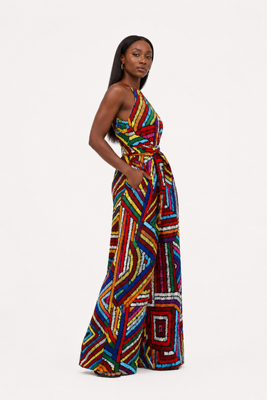 Smooth Visage Ankara African Print Women's Jumpsuit