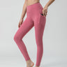 Double Sided Brushed Yoga Ninth Pants High Waist Pocket Sports Yoga Pants Women - Smooth Visage