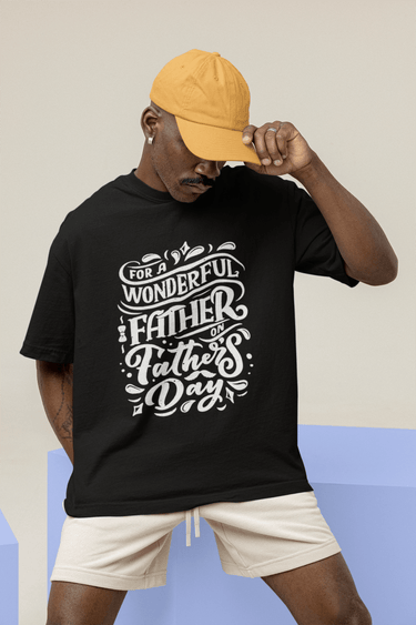 Father’s Day Graphic Tee – “For a Wonderful Father” Gift Shirt | Christian Dad T-Shirt | Father - Smooth Visage