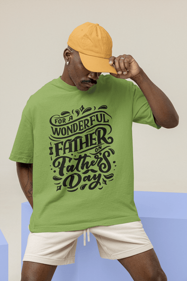 Father’s Day Graphic Tee – “For a Wonderful Father” Gift Shirt | Christian Dad T-Shirt | Father - Smooth Visage