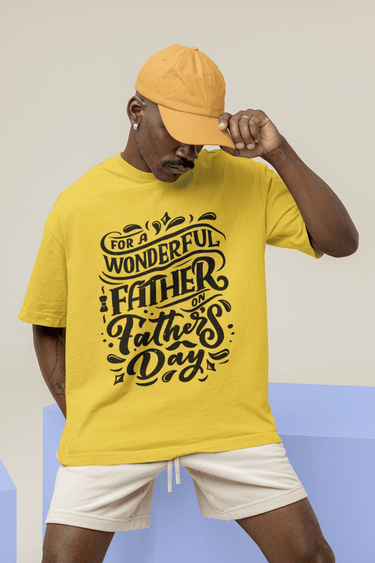 Father’s Day Graphic Tee – “For a Wonderful Father” Gift Shirt | Christian Dad T-Shirt | Father - Smooth Visage