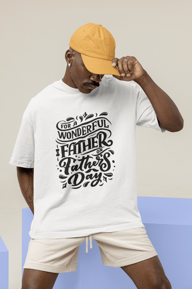 Father’s Day Graphic Tee – “For a Wonderful Father” Gift Shirt | Christian Dad T-Shirt | Father - Smooth Visage