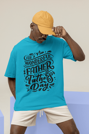 Father’s Day Graphic Tee – “For a Wonderful Father” Gift Shirt | Christian Dad T-Shirt | Father - Smooth Visage