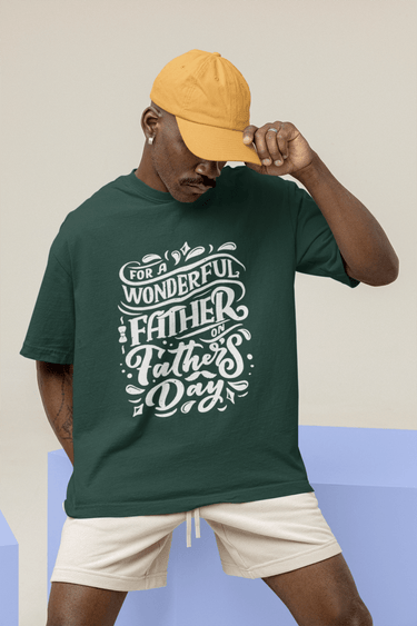 Father’s Day Graphic Tee – “For a Wonderful Father” Gift Shirt | Christian Dad T-Shirt | Father - Smooth Visage