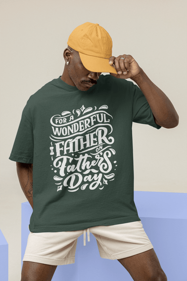 Father’s Day Graphic Tee – “For a Wonderful Father” Gift Shirt | Christian Dad T-Shirt | Father - Smooth Visage
