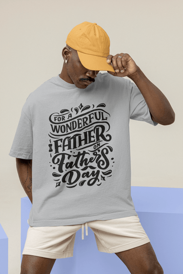 Father’s Day Graphic Tee – “For a Wonderful Father” Gift Shirt | Christian Dad T-Shirt | Father - Smooth Visage