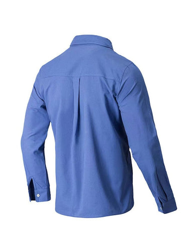 Men's Full Size Collared Neck Button Down Shirt Plus Size - Smooth Visage