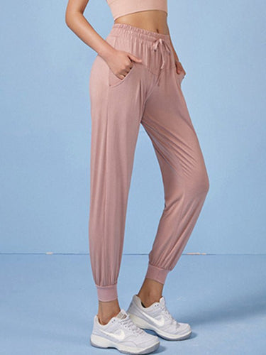 New quick - drying pants loose casual running trousers fitness pants bundle feet - Smooth Visage