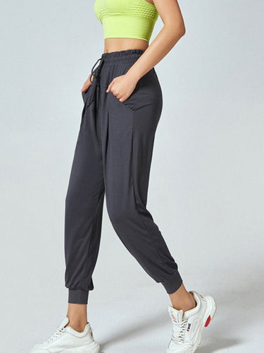 New quick - drying pants loose casual running trousers fitness pants bundle feet - Smooth Visage