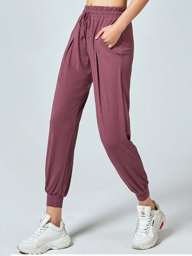 New quick - drying pants loose casual running trousers fitness pants bundle feet - Smooth Visage