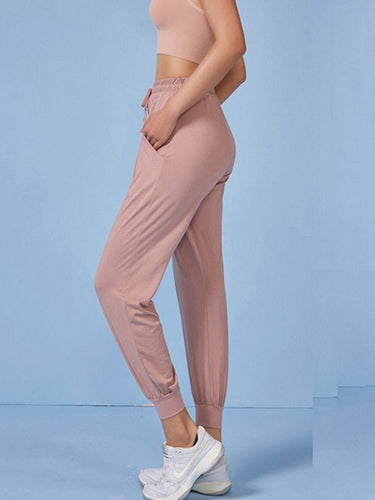 New quick - drying pants loose casual running trousers fitness pants bundle feet - Smooth Visage