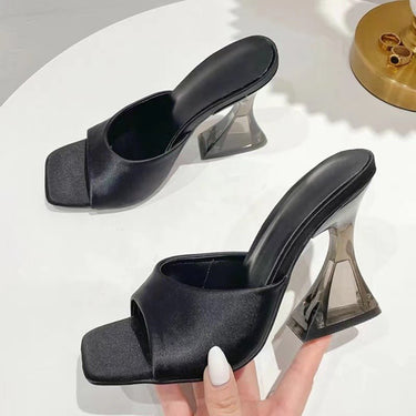 Open Toe High Heel Sandals - Smooth Visage