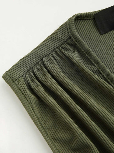 Ruched Plunge Sleeveless Romper - Smooth Visage