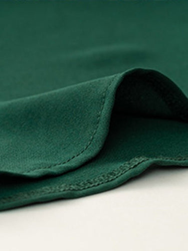 Slim waist V - neck sexy dress with big swing - Smooth Visage