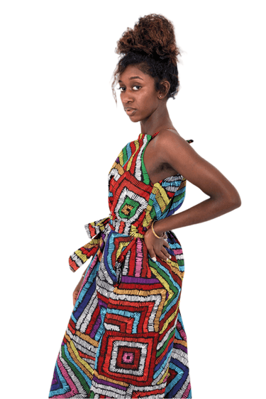 Smooth Visage Ankara African Print Women's Jumpsuit - Smooth Visage