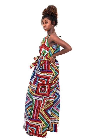 Smooth Visage Ankara African Print Women's Jumpsuit - Smooth Visage