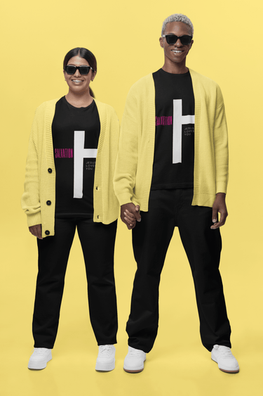 Smooth Visage Custom Personalized 24 - hr Shipping Unisex T-shirt, Salvation T-Shirt, Custom Tee, Couples T-Shirt, Couple Tees, Custom Long Sleeve Tees - Smooth Visage