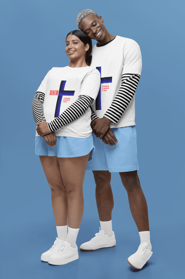 Smooth Visage Custom Personalized 24 - hr Shipping Unisex T-shirt, Salvation T-Shirt, Custom Tee, Couples T-Shirt, Couple Tees, Custom Long Sleeve Tees - Smooth Visage