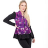 Smooth Visage Purple Ankara and Crepe Pant Set for Women - Smooth Visage