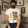 Strong Tiger Graphic T-Shirt – Bold & Stylish Men's Tee - Smooth Visage
