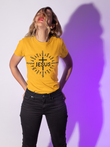 Faith-based graphic tee showing inspirational Christian message