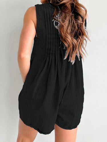 Tied Romper with Pockets - Smooth Visage