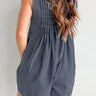 Tied Romper with Pockets - Smooth Visage