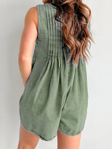 Tied Romper with Pockets - Smooth Visage