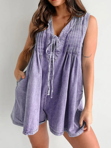 Tied Romper with Pockets - Smooth Visage