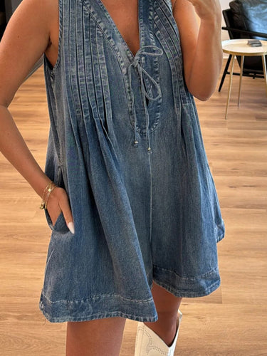 Tied Romper with Pockets - Smooth Visage
