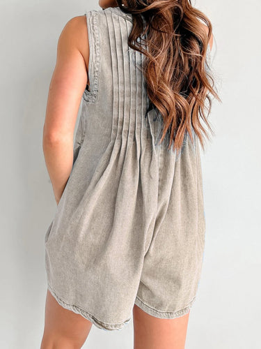 Tied Romper with Pockets - Smooth Visage