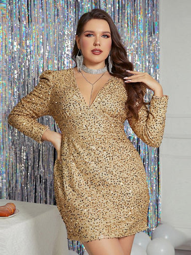 Women's Elegant and sexy Shiny party cocktail dress - Smooth Visage