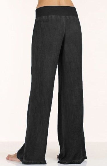 Women's Thin Denim Wide - Legged Pants Pants - Smooth Visage
