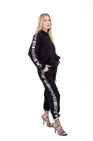 Smooth Visage African Print Design Hoodie Sweatshirt and Pant for Women - Smooth Visage