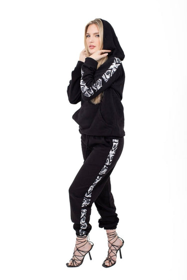 Smooth Visage African Print Design Hoodie Sweatshirt and Pant for Women - Smooth Visage