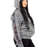 Smooth Visage Hoodie for Women with African Print Sleeve Design - Smooth Visage