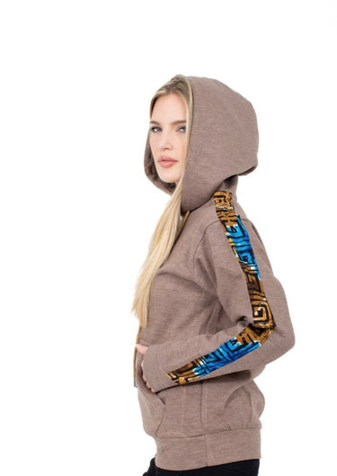 Smooth Visage Light Coffee Color Hoodie for Women - Smooth Visage