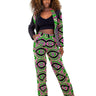 Smooth Visage Mia's Full Ankara Print Women's Tuxedo Jacket and Pant - Smooth Visage